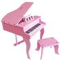 Imagem de Piano Infantil 30 Teclas Rosa - Instrumentos Shiny Music