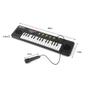Imagem de Piano infantil com microfone teclado karaoke musical 32 teclas didatico estilo profissional