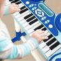 Imagem de Piano Infantil Eletrônico Primeiro Grande Show Azul - Unik