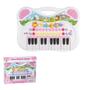 Imagem de Piano infantil musical animal rosa braskit 6408 braskit