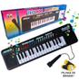 Imagem de Piano Infantil Teclado Com Microfone Instrumento Musical