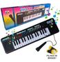 Imagem de Piano Infantil Teclado Com Microfone Instrumento Musical