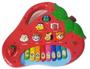 Imagem de Piano Morango Infantil - Sons Animais - 17 Teclas