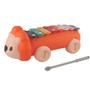 Imagem de Piano Xilofone Infantil Leãozinho 2x1 c/ Carrinho Zippy Toys