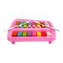 Imagem de Piano Xilofone Poli Baby Rosa - Polibrinq