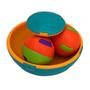 Imagem de Pião Gira Ball Com 2 Bolinhas Chocalho Estimulo Para Bebês