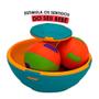 Imagem de Pião Gira Ball Com 2 Bolinhas Chocalho Estimulo Para Bebês