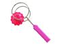 Imagem de Piao Maluco Flash Giro Rosa DM Toys com Luz Gira Facil Brinquedo Infantil Recreativo