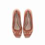Imagem de PICCADILLY MAXI - Sapato Peep Toe Adriana Amendoa com Caramelo