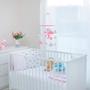 Imagem de Piccolin Baby Crib Mobile, Brinquedos Suspensos, Decoração de Berçário para Meninas Decorações de Quarto Branco e Rosa, Nuvens, Luas e Estrelas Seguras, Não Tóxicas, Berço Móvel para Recém-nascidos, Chá de Bebê Presente