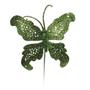 Imagem de Pick Borboleta com Glitter Verde - 1 Un - Cromus: 1316470