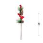 Imagem de Pick Natalino 50cm Pinha com Azevinhos - KIT COM 3 UNID