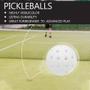 Imagem de Pickleball Balls Spunspon, pacote de 36, 40 furos, branco ao ar livre