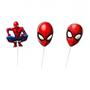 Imagem de Picks Decorativos Homem Aranha Animação - 8 Unidades