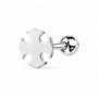 Imagem de Piercing Aço Cirúrgico 316 Labret Tragus Hélix Flat 1mm Unissex