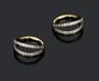 Imagem de Piercing Argola Articulada Dupla em Titânio com Zircônias