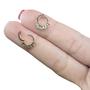 Imagem de Piercing Argola Clicker com Zircônia Cristal  8mm