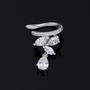 Imagem de Piercing Argola Falso Fake Pressão Pedra Zircônia Orelha