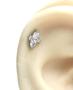 Imagem de Piercing Cluster em Titânio G23 com Pedras Zircônias Roxa ou Transparente