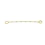 Imagem de Piercing Com Corrente De Bolinhas Folheado Em Ouro 18K