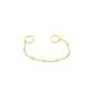 Imagem de Piercing Com Corrente De Bolinhas Folheado Em Ouro 18K