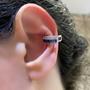 Imagem de Piercing Cravejado Com Zircônia ul Banhado Em Ródio Branco