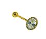 Imagem de Piercing de ouro 18 k de umbigo