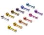 Imagem de Piercing em Titânio Anodizados com Micro Ponto de Luz de 2mm