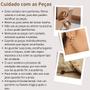 Imagem de Piercing Encaixe Liso Trabalhado Banhado a Ouro