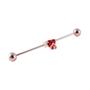 Imagem de Piercing Industrial de Barra Longa com Design de Dragão - Aço Inoxidável