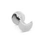 Imagem de Piercing Labret Lua Aço Cirúrgico Rosca Interna