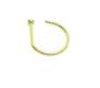 Imagem de Piercing Nostril D Ring para Nariz Aba Nasal em Titânio Pata ou Dourado