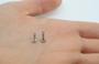 Imagem de Piercing Ponto de Luz Rosca Interna com Zircônias 2mm