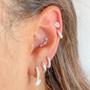 Imagem de Piercing prata 925 para orelha tragus - helix - Flat - conch