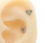 Imagem de Piercing Reto Coração com Zircônias