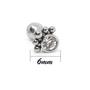 Imagem de Piercing Reto Indiano com Zircônias (Mod.03)