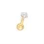 Imagem de Piercing Tragus Em Ouro 18k Com Zircônia Cartilagem Hélix