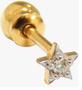 Imagem de Piercing Tragus Em Ouro 18k Estrela Com Brilhante