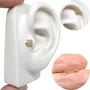Imagem de Piercing Tragus Helix Cartilagem Borboleta Asas Cravejadas Folheada A Ouro