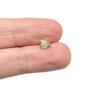 Imagem de Piercing Tragus Helix Cartilagem Borboleta Asas Cravejadas Folheada A Ouro