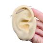 Imagem de Piercing Transversal com Zircônia Aço Cirúrgico