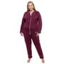 Imagem de Pijama Americano Longo Sepie 620  Plus Size Vermelho