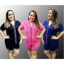 Imagem de Pijama Americano Plus Size Com Botão Baby Doll Amamentação