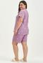 Imagem de Pijama Curto Bermuda Plus Size Cor Com Amor