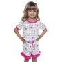 Imagem de Pijama Curto Meninas Quadriculado Moranguinhos Have Fun