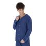 Imagem de Pijama De Frio Masculino Plush Victory Roupa De Dormir Blusa Manga Longa Calça Básico Quentinho