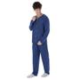 Imagem de Pijama De Frio Masculino Plush Victory Roupa De Dormir Blusa Manga Longa Calça Básico Quentinho