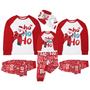 Imagem de Pijama de Natal PopReal Matching Family Red para mulheres 4T