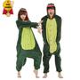 Imagem de Pijama Dinossauro Adulto Com Capuz 100% Algodão A Pronta Entrega