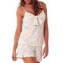 Imagem de Pijama Feminino Anna Kock Short Doll Drinks Bege - AK2645